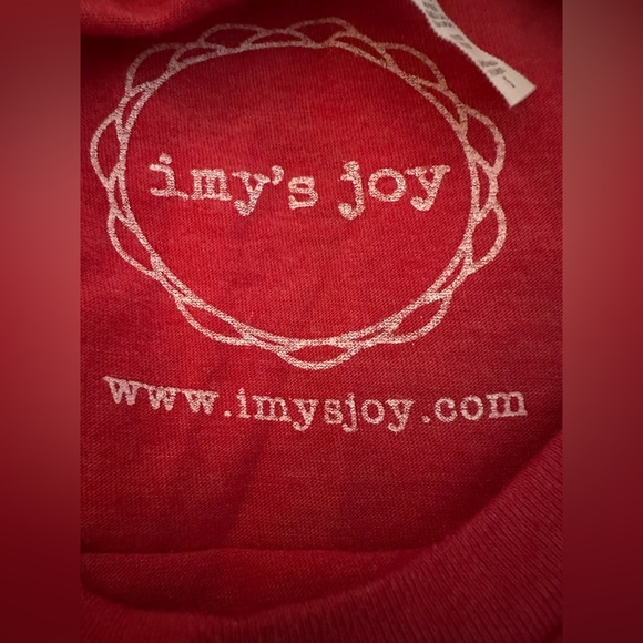 Red Graphic T-Shirt with Bless Your Heart Design - Picture 4 of 6